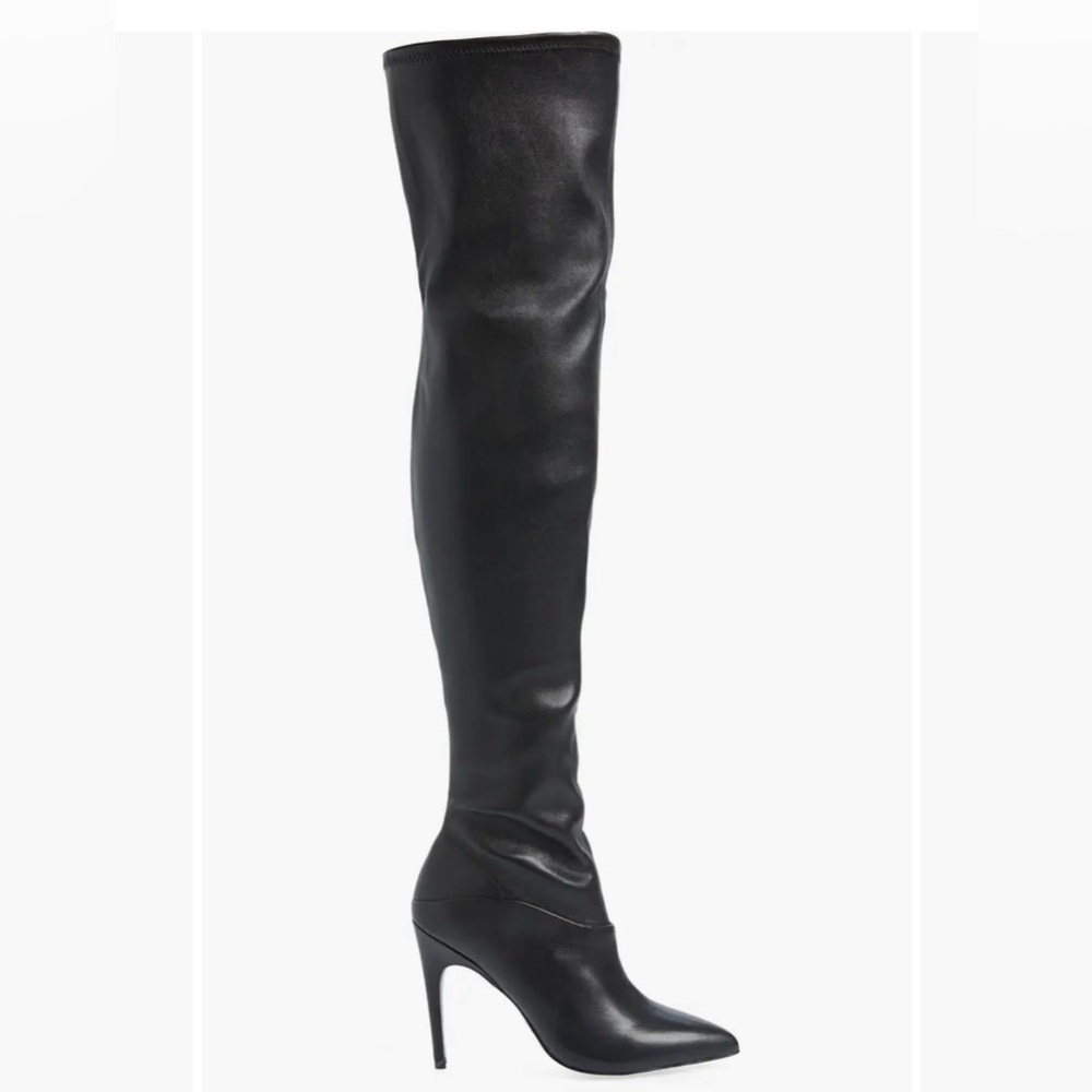 REISS CAIA OVER THE KNEE LEATHER BOOTS